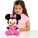 Disney Classics 14-Inch Minnie Mouse, Comfort Weighted Plush Animals for Kids Sensory Toys, Kids Toys for Ages 3 Up by Just Play