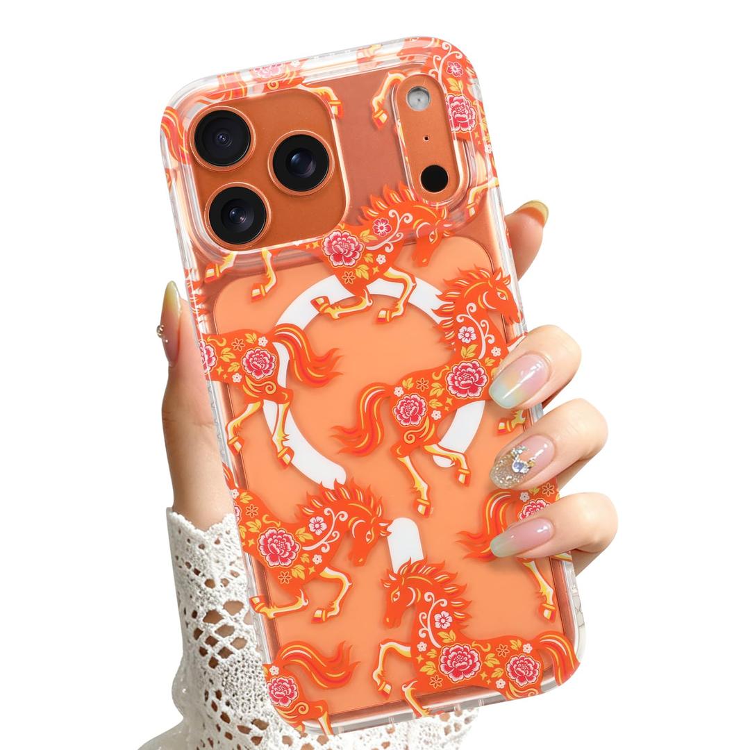 aidvaia Magnetic for iPhone 17 Pro Case, Horse