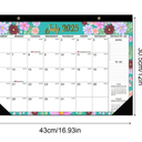 2 Desk Calendar 20252026, AgePlace Large 22" x17" Wall Calendar 2025 Covers June 2025  December 2026, Monthly Desktop Calendar with Different Watercolor Artwork for Each Month for Home & Office School