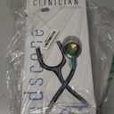 ADC Adscope 603 Clinician Stethoscope with Tunable AFD Technology, 31 inch Length, Iridescent Metallic Caribbean