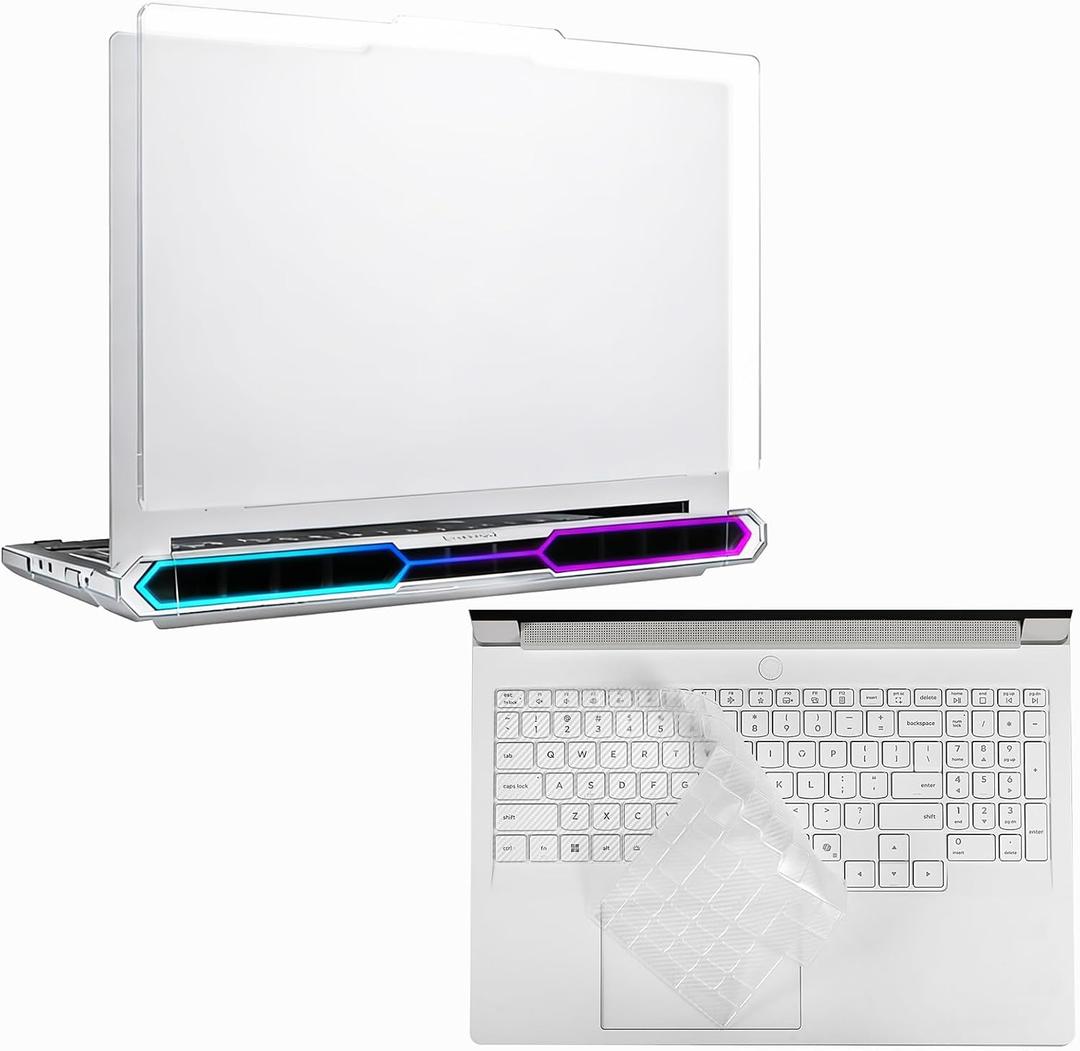 IMMOENUC Laptop Case Set for 2025 Legion Pro 7i / 7 Gen 10 Intel/AMD 16" Scratch-Resistant & Drop-Resistant Hard Shell Frosted Transparent Protective Cover + Keyboard Cover