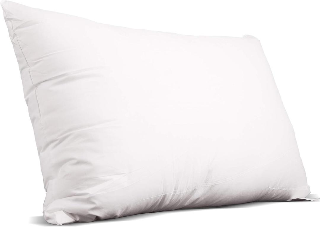 EDOW Luxury Soft Pillows for Sleeping, Fluffy Down Alternative Polyester Fiber Filled Pillow, Home&Hotel-Collection, Machine Washable, Queen