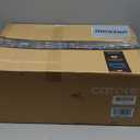 SGLfarmty 17.7" Gold Flush Mount Ceiling Light, 3-Light Farmhouse Light Fixture Ceiling Mount with Double Hexagonal Fabric Shade, Modern Drum Ceiling Mount Lamp for Bedroom Hallway Living Room