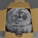 Bedsure GentleSoft Sherpa Fleece Throw Blanket for Couch, Non-Heated, Thick & Warm Cozy Blanket for Winter, Soft Fuzzy Plush Throw Gifts for Women and Men, Grey, 50x60 Inches