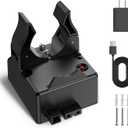 Replacement 75105 Charger Holder for Stream Light - Compatible with Streamlight Stinger Series Rechargeable Flashlight Smart Charge Holder - USB Charger Base Power Cord - Black