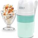 DASH My Pint Ice Cream Maker Machine (Aqua): Multi-Purpose Soft Serve Ice Cream Machine for Homemade Gelato, Sorbet, Frozen Yogurt, Includes Mixing Spoon, Easy to Clean and Store (0.4qt)