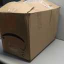 Wedge Reading Pillow for Bed, Cushion with Arms for TV, Books, Nursing, Back - Bed Pillow for Sitting Up in Comfort, Plush Backrest. Bed Chair, Sit Up in Comfort (19" Gray/White)