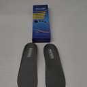 Plantar Fasciitis Feet Insoles Arch Supports Orthotics Inserts Relieve Flat Feet, High Arch (Mens 9-9 1/2 | Womens 11-11 1/2) (Gray)