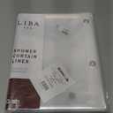 LiBa Bathroom Shower Curtain - Waterproof Plastic Shower Curtain Premium PEVA Non-Toxic with Rust Proof Grommets Clear 10G Heavy Duty Bathroom Accessories 72x84