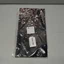 3pcs Black Rose Gold Party Tablecloths 108x54 Inch Rose Gold Sequin Printed Plastic Table Cover Glitter Diamonds Happy Birthday Decoration Supplies for Wedding Graduation Anniversary Indoor Outdoor