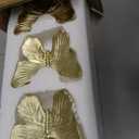 GUSFREUD 3D Butterfly Wall Decor Set – Resin Wall Decorations for Living Room, Bedroom, Garden, Yard, Outdoor and Gallery Walls - Antique Gold - Set of 3