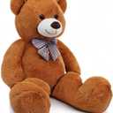 MaoGoLan Giant Brown Teddy Bear 4 Feet,Adorable and Cuddly Big Bear Stuffed Animal 47", Classic Teddy Bear Plush Gift Decoration for Baby Shower,Party,Birthday,Valentines Day