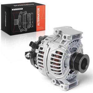 A-Premium Alternator Compatible with Saturn L100 2001-2002, L200 2001-2003, L300 2004, LS LS1 LW1 LW200 Vue, L4 2.2L, 120A 12V CW 5-Groove Pulley, Replace# 22674549, 124515016
