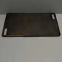 VEVOR Reversible Grill/Griddle, 9.7"x16.7" Pre-Seasoned Cast Iron Griddle, Rectangular Double Burner Griddle Pan, Non-Stick Family Pan Cookware with Handles, Flat Top Plate for BBQ, Gas Grill, Black