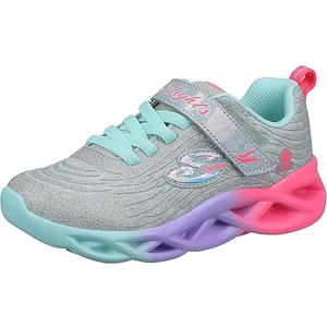 Skechers Unisex-Child Twisty Brights-Color Radiant Size 4