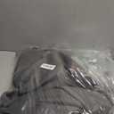 NICETOWN Gazebo Curtains Outdoor Waterproof, Windproof Curtains with Peel/Stick Top & Back Tab Bottom, Rod-Free Privacy Sun Shades with Rope for Patio, Porch, Garden, W84 x L96 in, Grey, 2 Panels