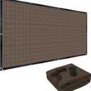 FAIR WIND 90% Sun Shade Cloth with Improved Grommets 3' x 6' Outdoor Sun Screen Fabric Cover for Patio Garden Pergola Canopy - Mocha