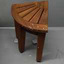 AquaTeak 13" Kai Angled Corner OptiAREA Teak Shaving & Washing Foot Rest