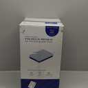 4 Inch Gel Memory Foam Mattress Topper Twin, Cooling Mattress Topper with Removable & Washable Bamboo Cover, CertiPUR-US Certified