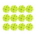 Pro-Grade 40-Hole Outdoor Pickleball Balls - Pro-Player Tested with Wind-Resistant Design, Built for Durability & Precision for Competitive Play (12, Orange)