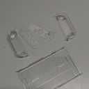 [Improved Version] Dockable Clear Case for Nintendo Switch OLED 2021, FANPL Protective Case Cover for Switch OLED and Joy Con Controller - Strong and Durable, Not Easy to Fall Off (Clear)