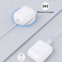 Wireless Charging Case Compatible with AirPods 2 & 1, Case Replacement for AirPods 2 1 with Bluetooth Pairing Sync Button