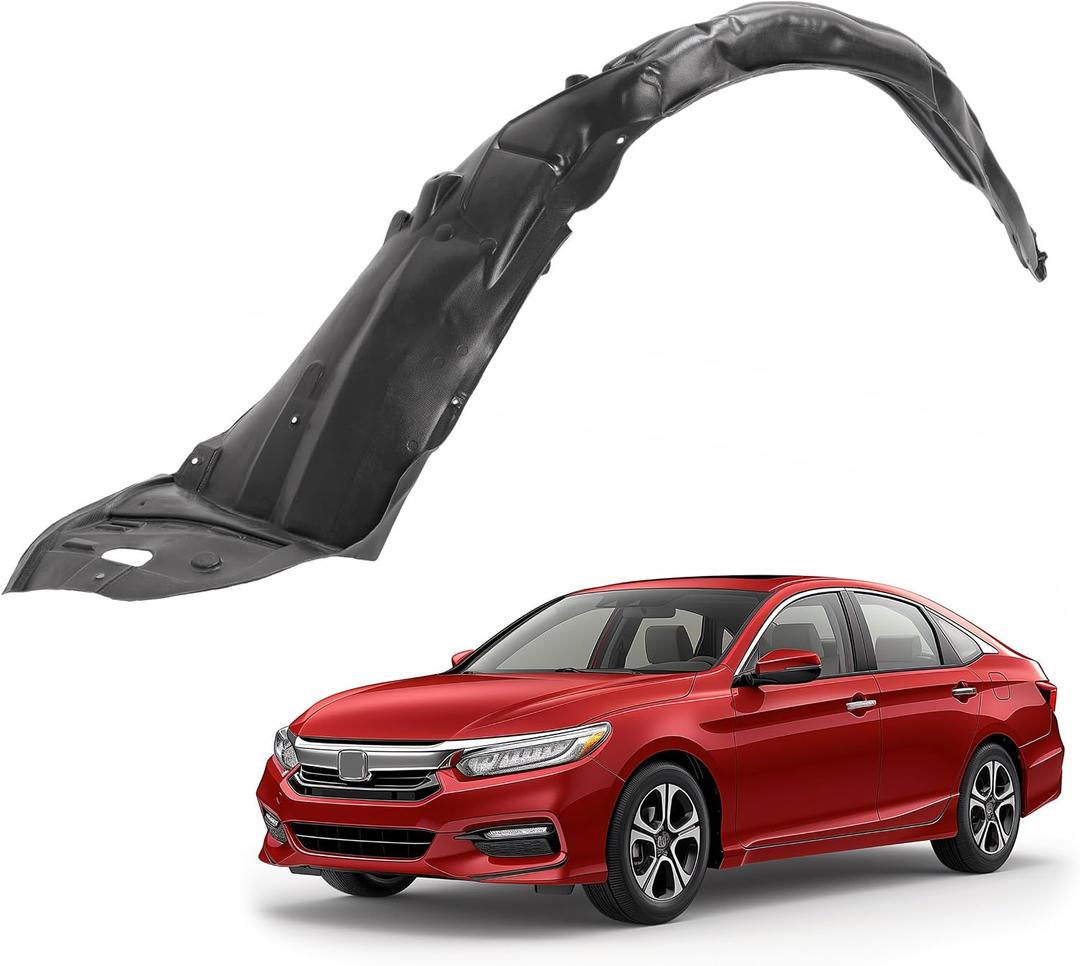 ALMULOO Left Fender Liner Compatible with 2016-2017 Honda Accord Sedan,Replaces74150T2AA01,HO1248157,Driver Side,Wheel Liner Splash Shields Guard Inner Panel