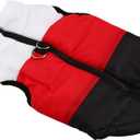 Winter Dog Vest - Waterproof & Windproof Warm Coat for Small/Medium Dogs in White/Red/Black - XS (XS(Back:9.0", Chest:13.5", 3.0-5.0lbs))