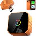 MIXGOLD Wireless CarPlay Adapter for iPhone＆Android, 2026 Upgraded Car Play Mini Wired to Wireless Adapter for CarPlay ＆Android Auto Plug and Play Stable Connection & No Latency for iPhone iOS 10+