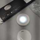 EZVALO LED Puck Lights, Rechargeable Battery Touch Light, 2.5'' Mini Tap Lights, Wireless Closet Light, Under Cabinet Lighting, 3 Color Temps, Sitck On Lights for Kitchen,Closet,Pantry,Shelves(2 Pack) (White)