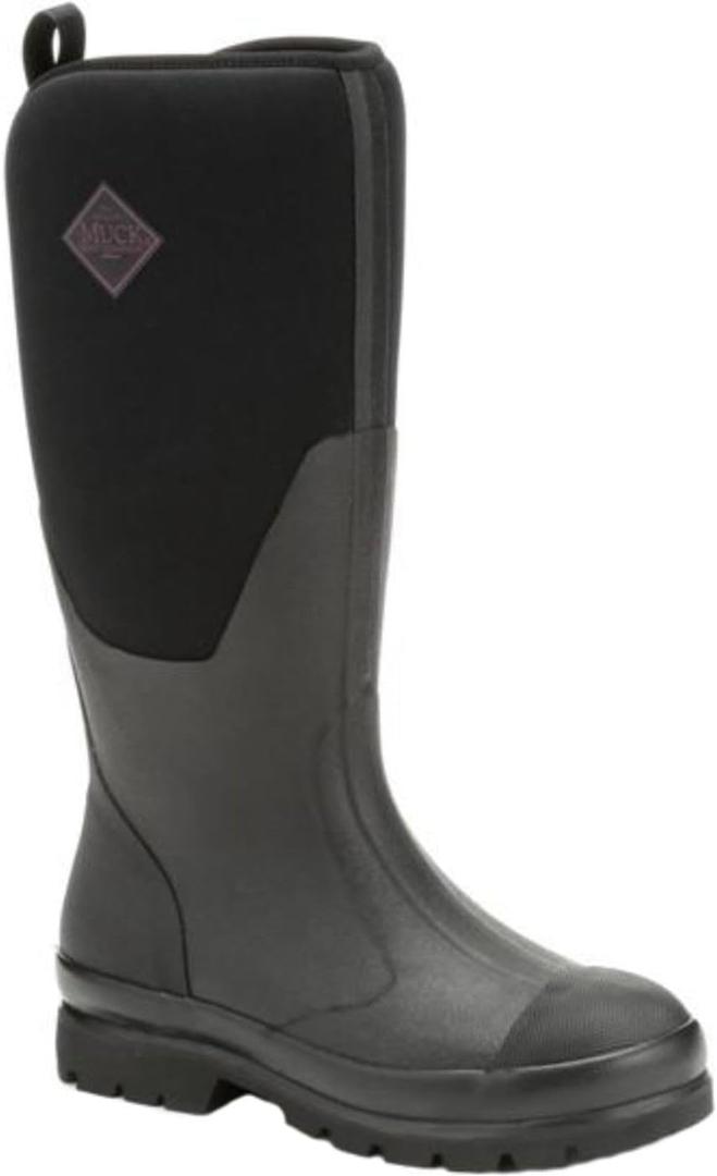 Muck Boot Womens Chore Tall, Black, 11 US