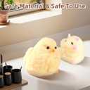 2pcs Squishy Hamster Toy,Chick Squeeze Toys,Cute Squishy Hamster Fidget Toy, Realistic Chick Toys,Stress Relief Gift for Adults & Kids(Hamster+Chick)