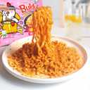 Samyang Buldak Hot Chicken Spicy Ramen Korea Instant Packaged Noodles,Carbonara,4.58 oz,5 Pack (EXP 08/24/26)