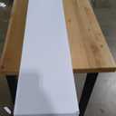 72" Floating Mantel Shelf - Modern White Fireplace Mantel with Matte Lacquer Finish for Living Room Elegance (72", White)