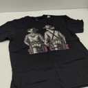 Gay Cowboy Western LGBTQIA Rodeo Holding Hands T-Shirt (Small, Black)