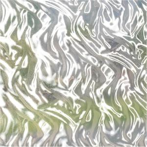 rabbitgoo Frosted Glass Window Privacy Film, Wave Pattern, 23.6" x 157.4"