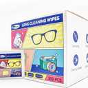 Lens Cleaning Wipes,Resin/Glass Surface Cleaning Wipes,Individually Wrapped Wipes for Phone Screens/Eyeglasses/Sunglasses(300-Pack)