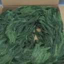 9 FT Artificial Norfolk Pine Garlands with Lights, Pre-Lit Christmas Garland, Real Touch Pine Artificial Faux Greenery Garland for Table, Mantle, Wall, Indoor, Outdoor Christmas Decorations