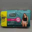 Depend Fresh Protection Adult Diapers, Incontinence & Postpartum Bladder Leak Underwear for Women, Disposable, Maximum, Medium, Blush, 30 Count