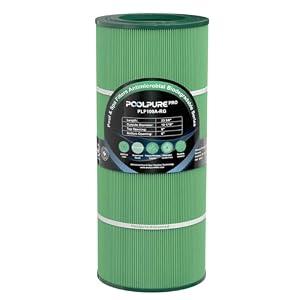 POOLPURE PAP100 Antimicrobial Pool Filter, Compatible with CCRP100, PAP100, Ultral-C3, Unicel C-9410, R173215, Filbur FC-0686, 59054200, 160316, 160354, L x OD:23 5/ 8" x 10 1/ 16"