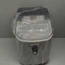 Antarctic Star Nugget Ice Maker Countertop with Soft Chewable Ice, Portable Sonic Ice Maker with Basket and Scoop, Removable Top Cover, Auto-Cleaning for Home/Party/RV/Camping (Stainless Steel Silver) (34Lbs/24H)