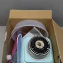 Nostalgia Classic Countertop Cotton Candy Machine, Manual, Retro Vintage Candy Maker Includes 2 Reusable Cones & Scoop, Aqua
