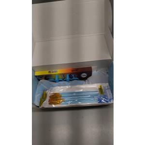 Art Painting Kits, Paint Station, Including Upgraded Paint Brush Cleaner, 20"X16" Silicone Painting Mat, 12 Colors Acrylic Paint Set and 10 Paint Brushes, Painting Supplies Kits(Blue)