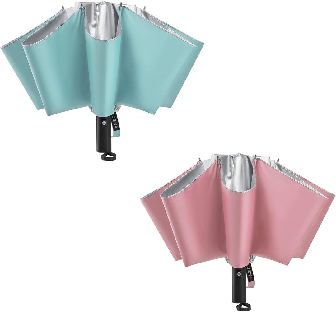 Umbrella UPF 50+ Sun Blinking 2 Pack, Color Black and White