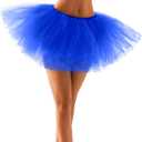 Spooktacular Creations Women Tutu Skirt Costume Adult Halloween Tutus for Halloween Costume Cosplay Party (Blue)