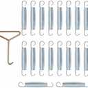 Ctgsas Universal Replacement, | Set of 20 |, 5.5" and 7" Trampoline Springs with Spring Tool | Heavy-Duty Galvanized Steel|for JUMPZYLLA, Skywalker, JumpKing, UpperBounce, SportsPower, BCAN