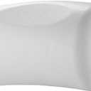Bath Pillow Bathtub Pillow, Bath Pillows for Tub Head and Neck Support, Waterproof Bath Tub Pillows with Strong Non-Slip Suction Cups, Relaxing Bath Accessories for Soaking, Spa White