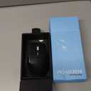 Wireless Bluetooth Mouse, Ergonomic Rechargeable Silent Mouse with Multi-Device, Adjustable DPI, Flying Scroll & Thumb Wheel, Bluetooth Mice for Laptop, Computer, Tablet, Smartphone (Black)