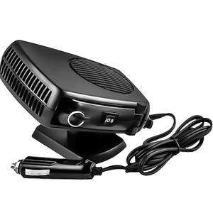 Portable 12v Heater, 200W Fast Heating Fan, Plug into Cigarette Lighter 360 Degree Rotation for Car Windshield, Defroster Defogger Car Heater