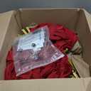 3-Piece Arch Cover for Wedding, Arch Spandex Fitted Covers 6FT 6.6FT 7.2FT Round Top Chiara Wedding Backdrop Covers Compatible for Birthday, Indoor Outdoor Party (Red)